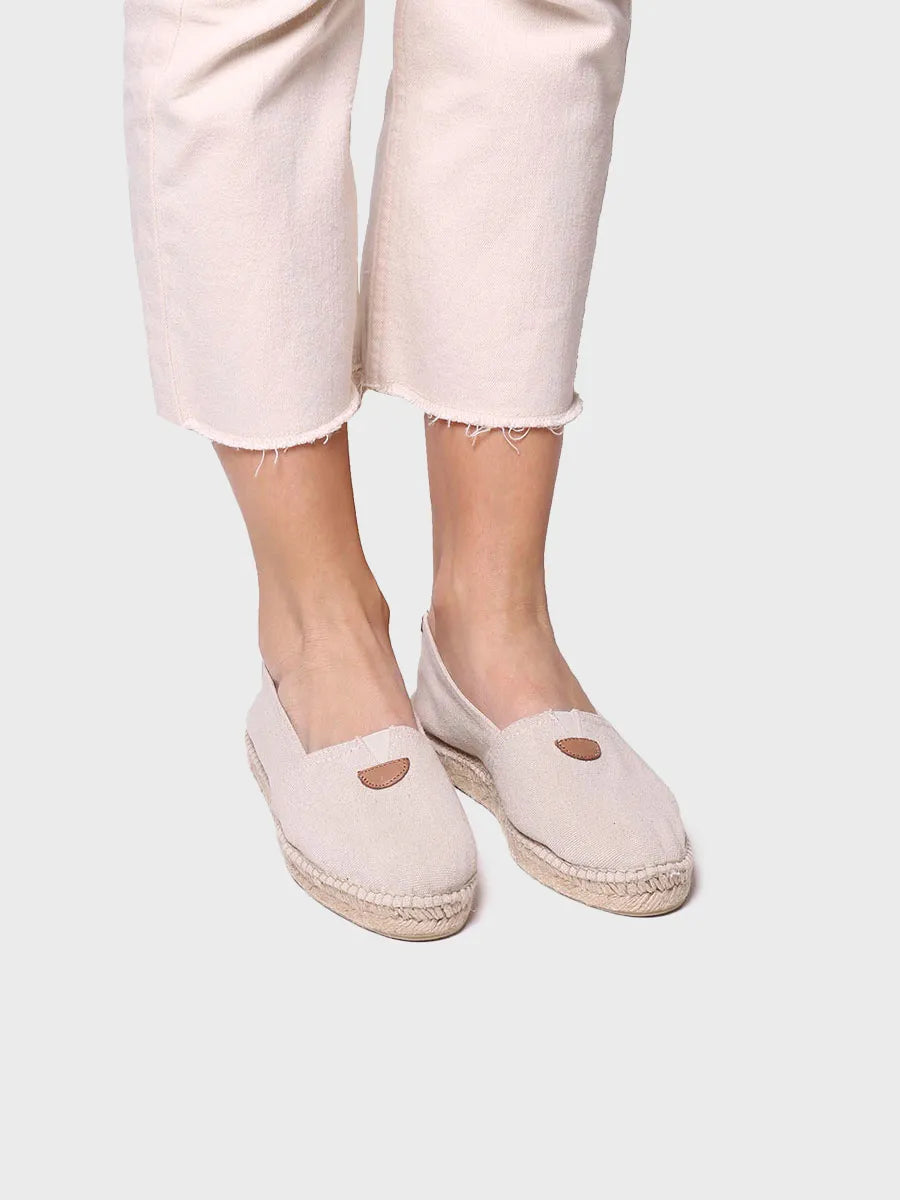 Toni Pons Blanes-ER espadrilles unisexes toile écru