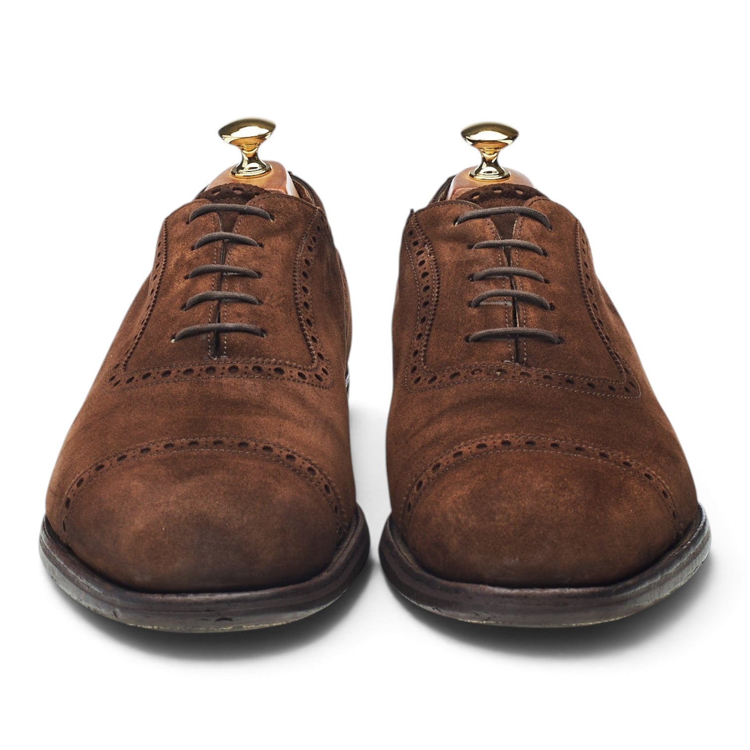 Edward Green Canterbury richelieu daim marron UK 10,5