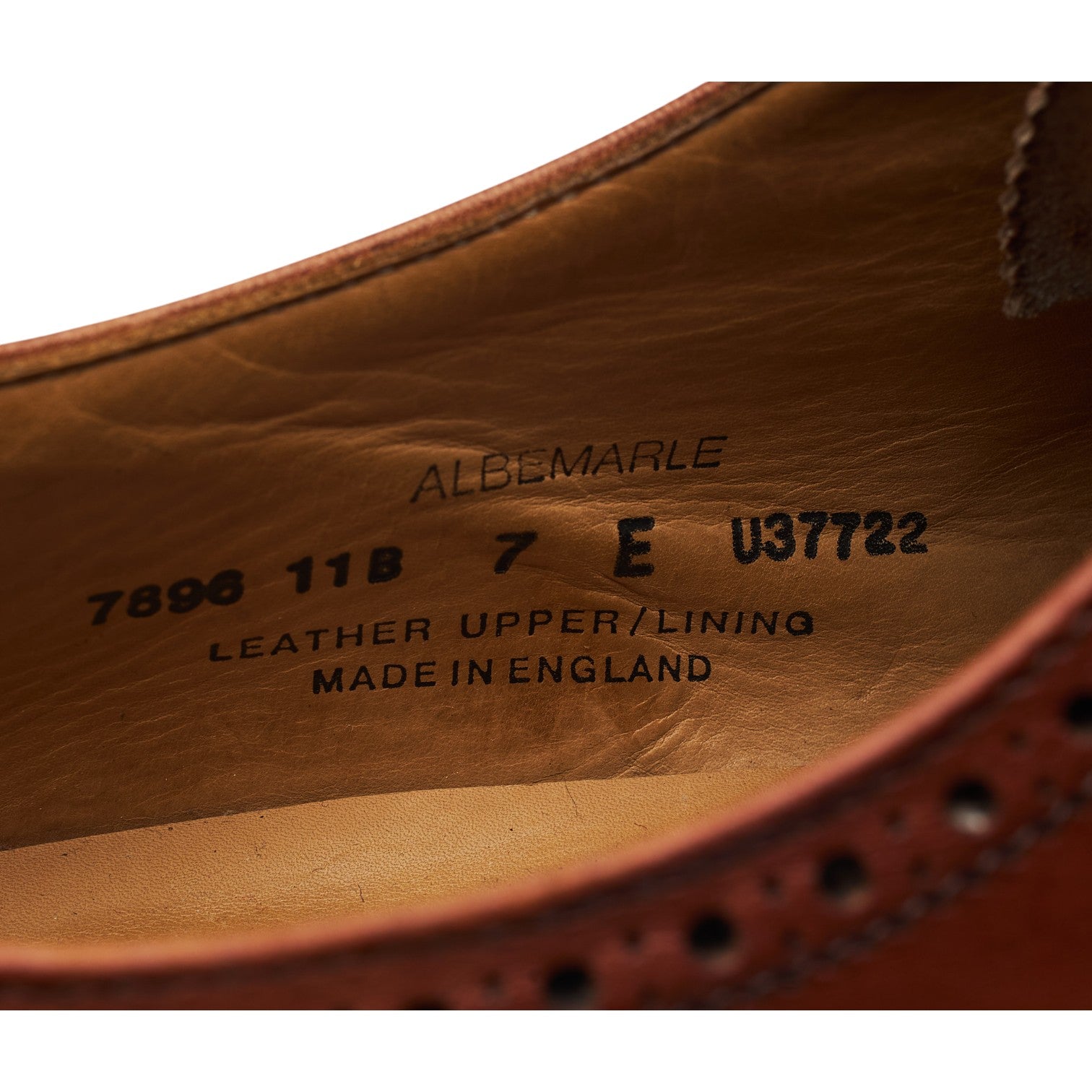 Shipton & Heneage Albemarle oxford cuir tan 7 UK brogues