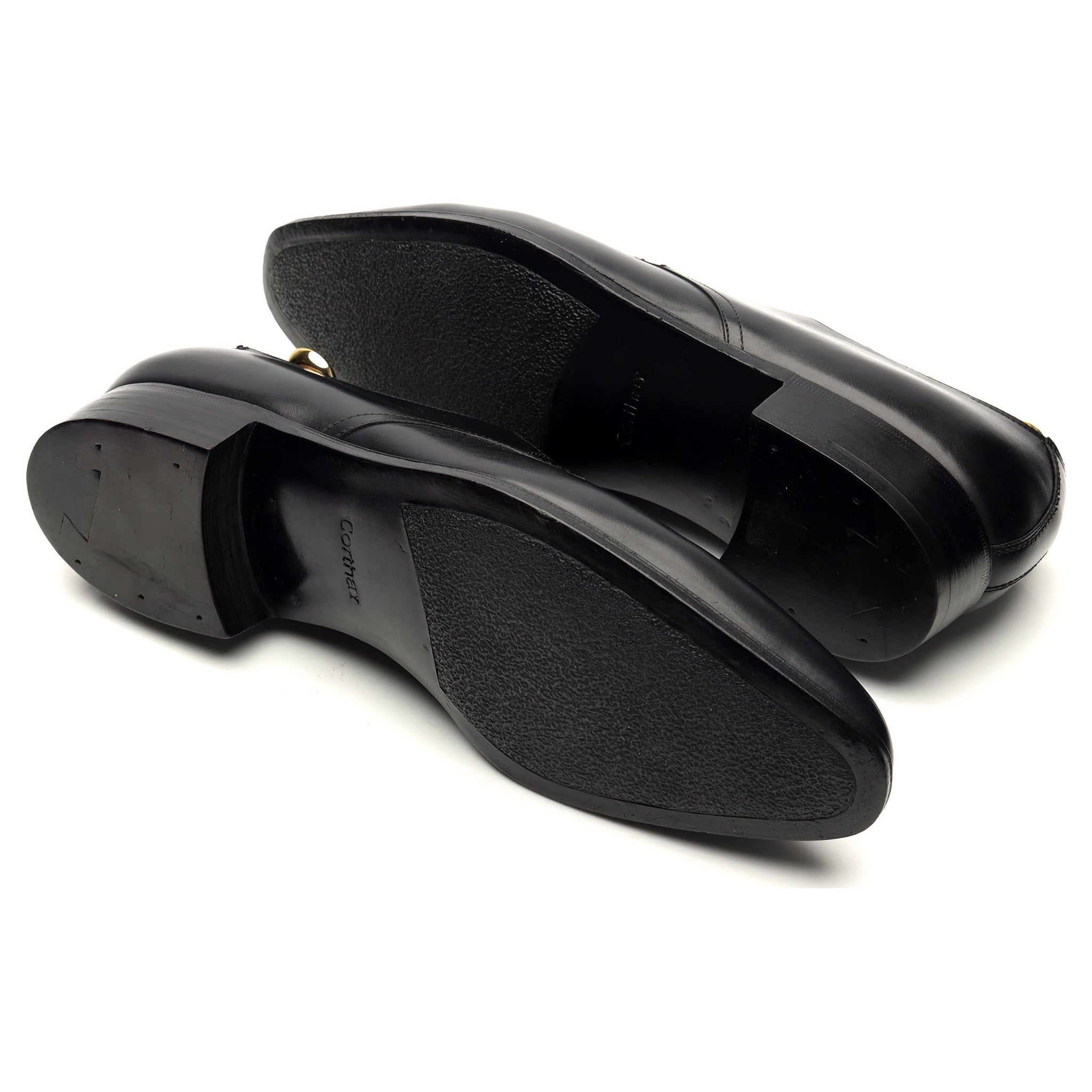 Corthay Sergio derby cuir noir pointure 9.5