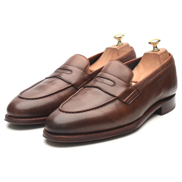 Grenson Aldgate mocassin cuir marron pointure UK 10