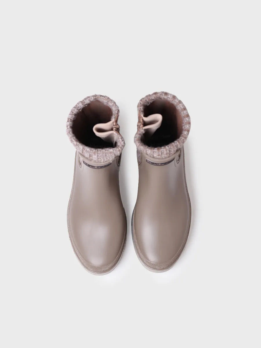 Toni Pons Camos botte pluie femme taupe imperméable