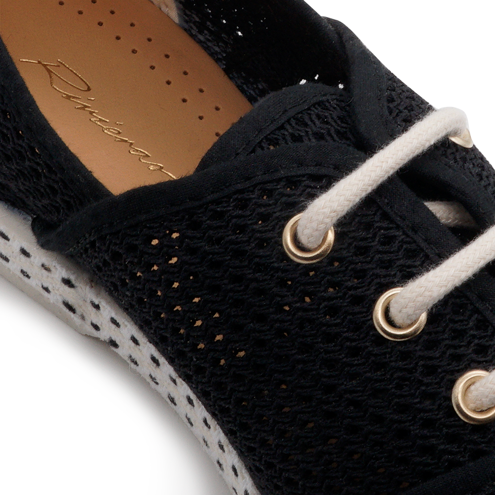 RIVIERAS Lacets 4031 chaussures filet noir mesh