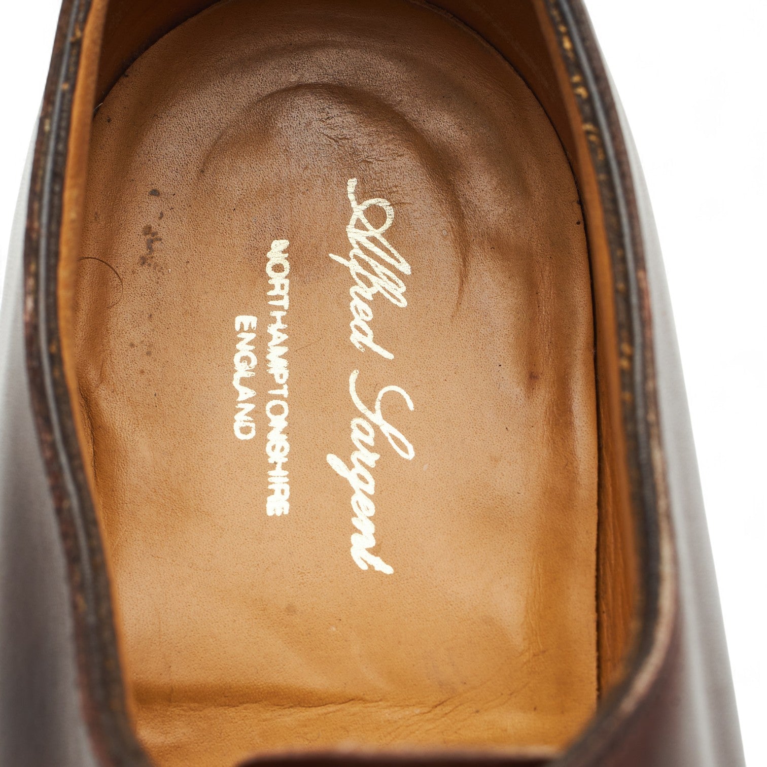 Alfred Sargent Connaught richelieu cuir marron 7.5
