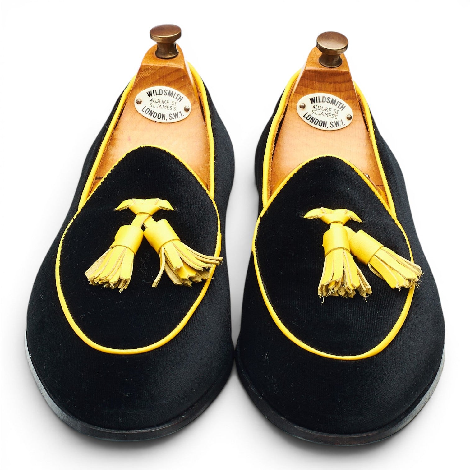 Wildsmith Model 88 mocassin velours noir UK 8