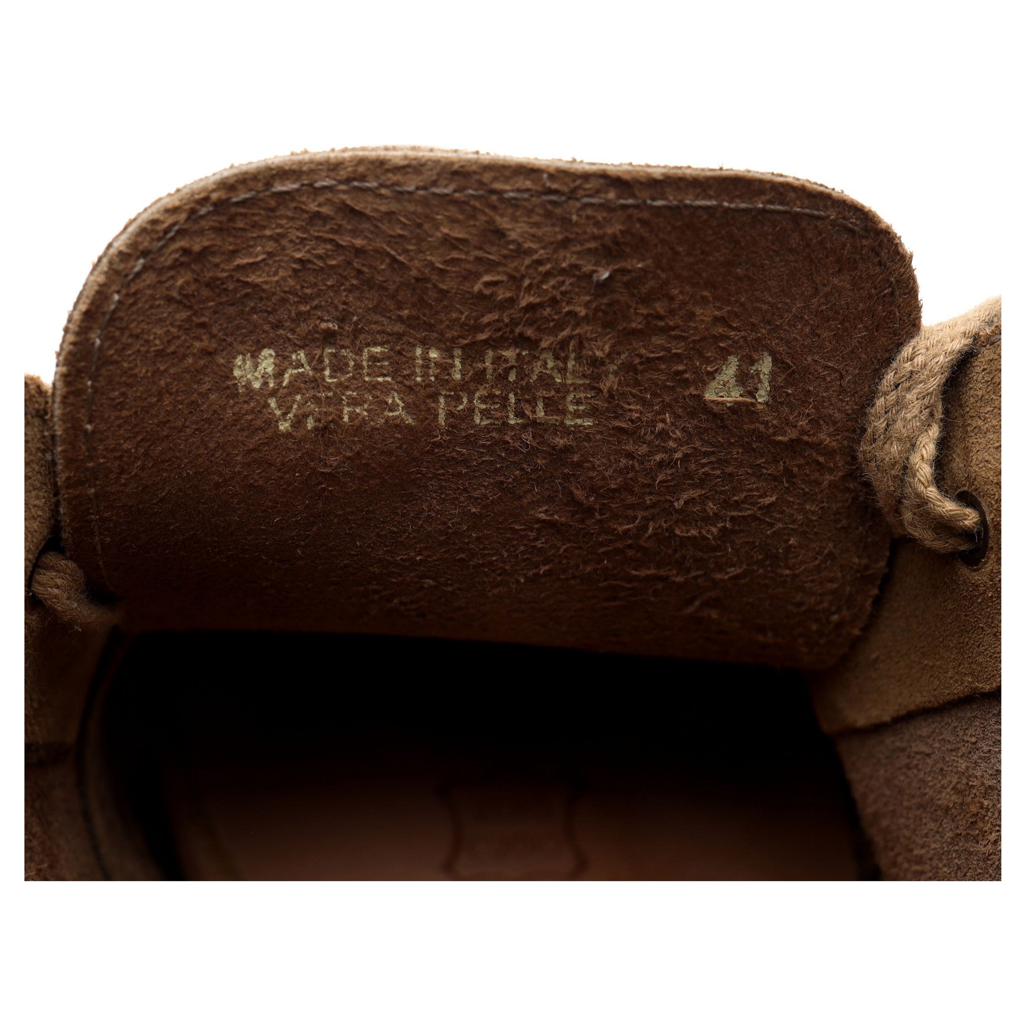 Hutton Type 01 bottines daim sable UK 7 semelle crêpe