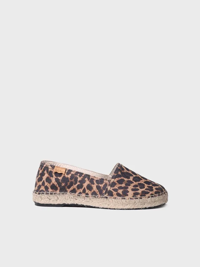 Toni Pons Rwanda espadrille plate léopard
