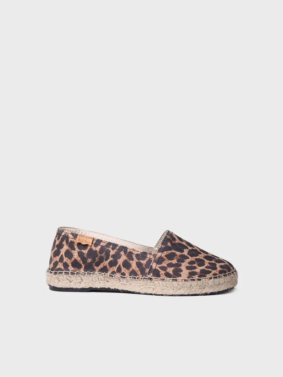 Toni Pons Rwanda espadrille plate léopard