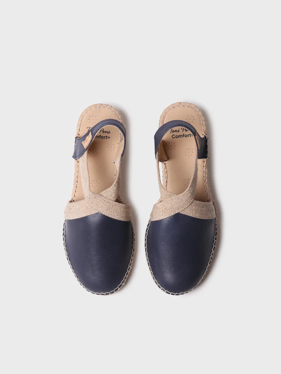 Toni Pons Tundra espadrilles cuir compensées pied large