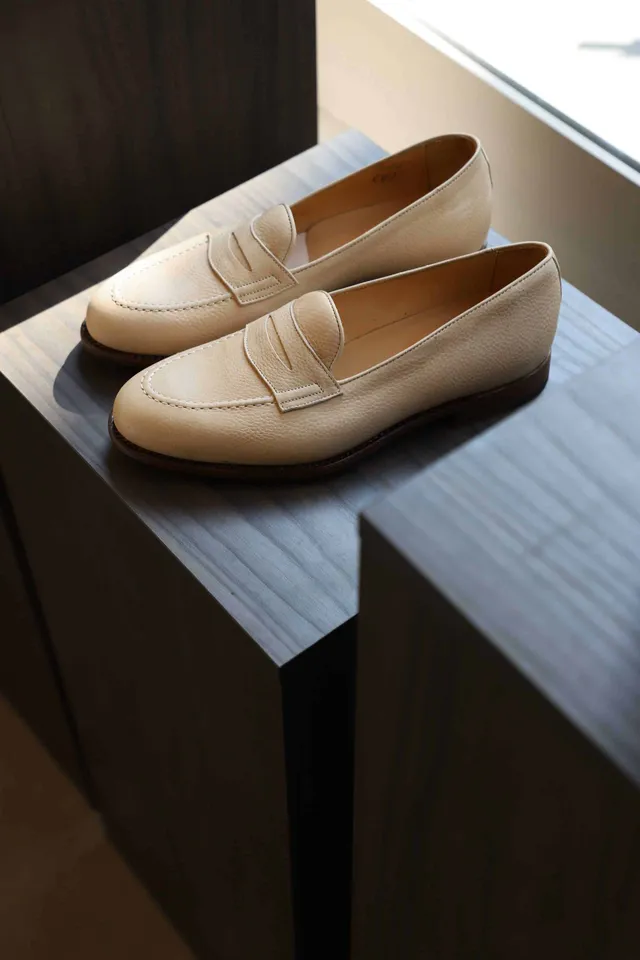 Malfroid Newport Superleggera mocassins grainé