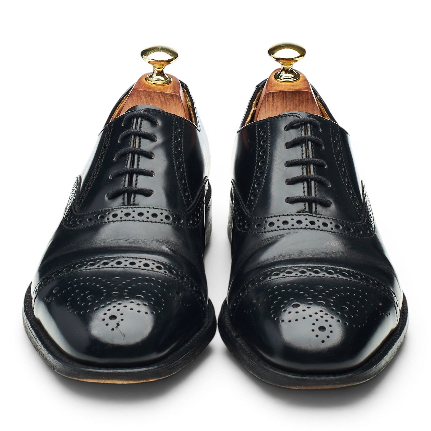 Loake Oban oxford brogues cuir noir UK 7