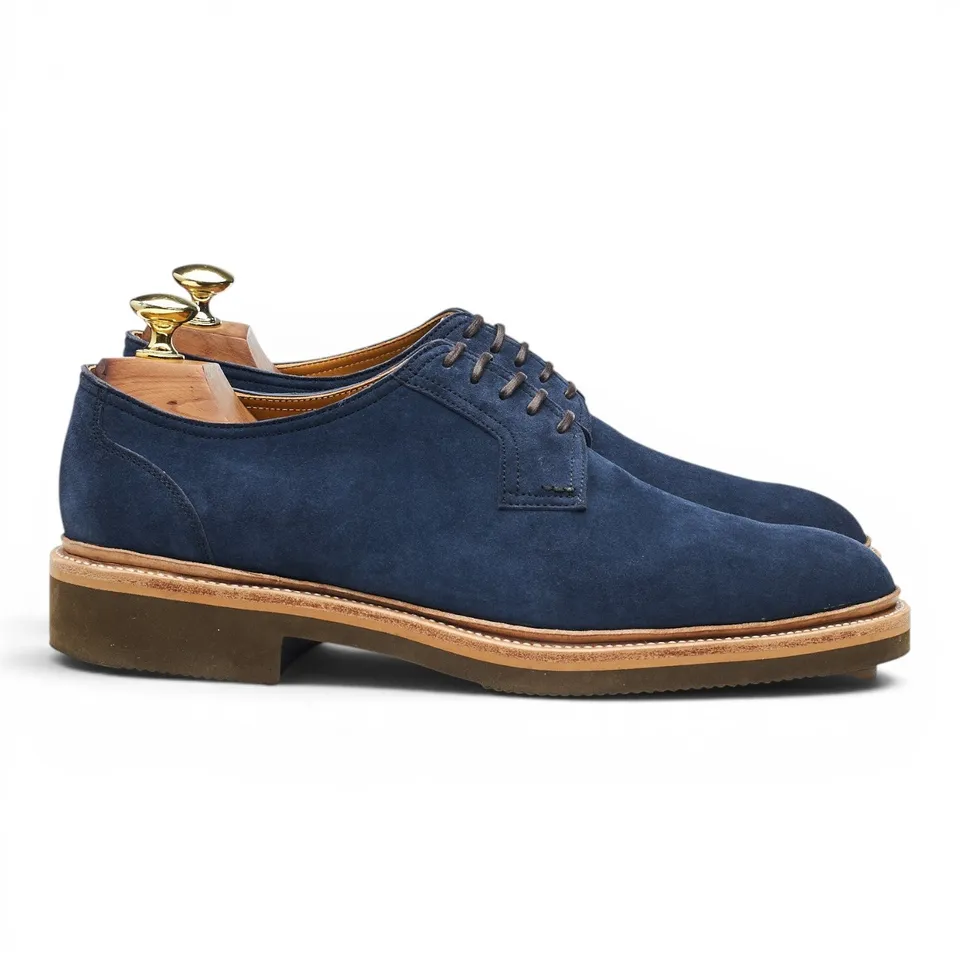 Oct. Tenth derby suède bleu UK 7