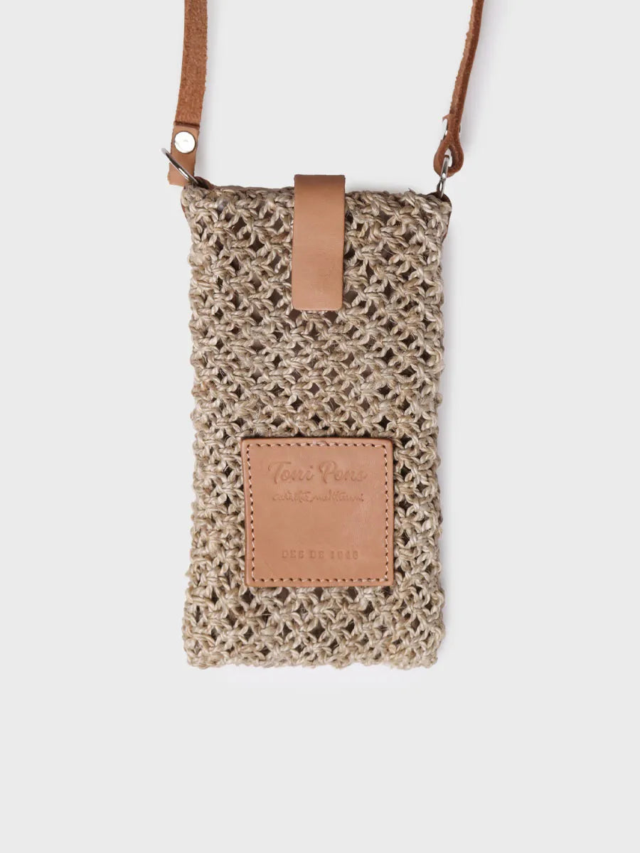 Toni Pons Gineth pochette téléphone jute vegan