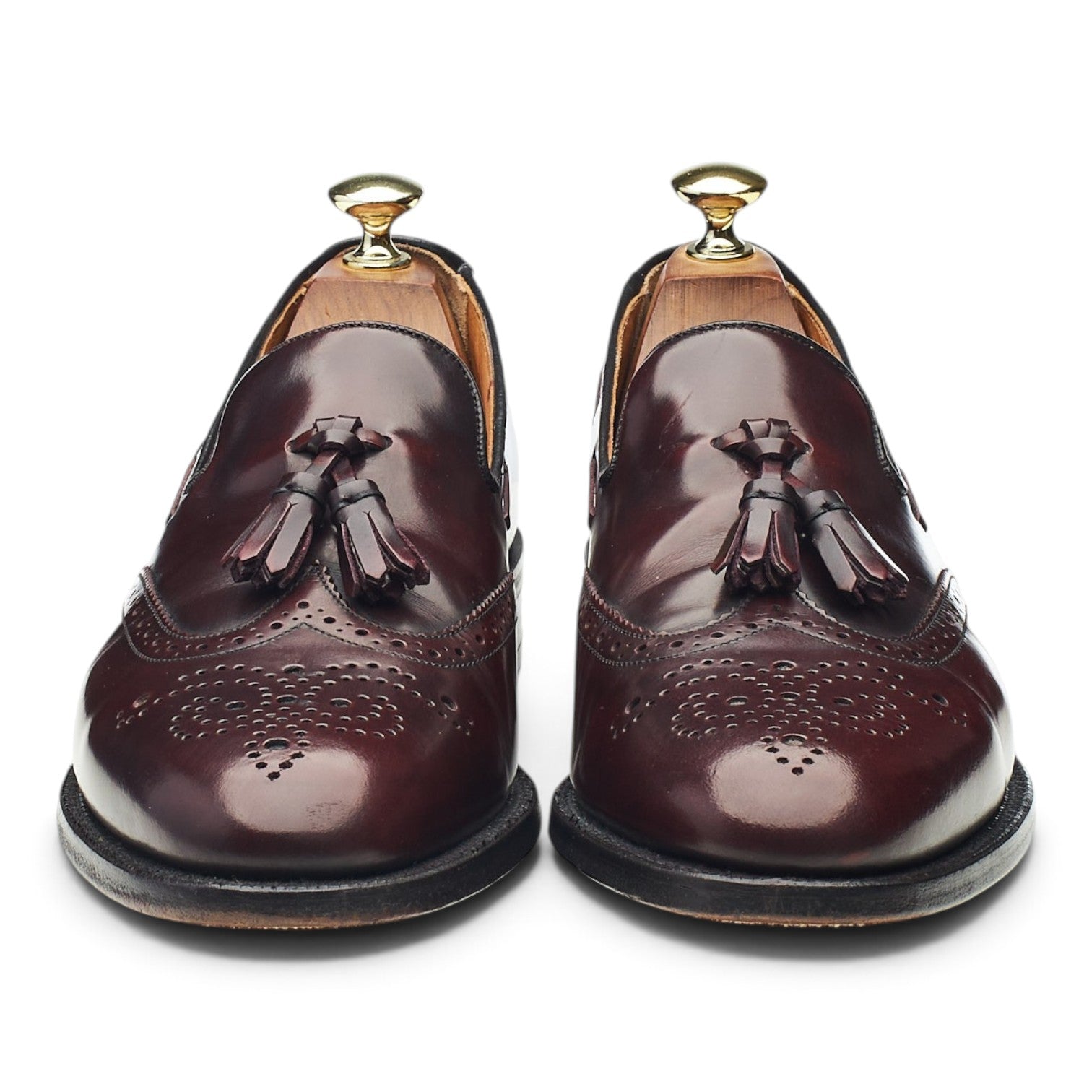 Barker Clive mocassin cuir bordeaux 7 UK