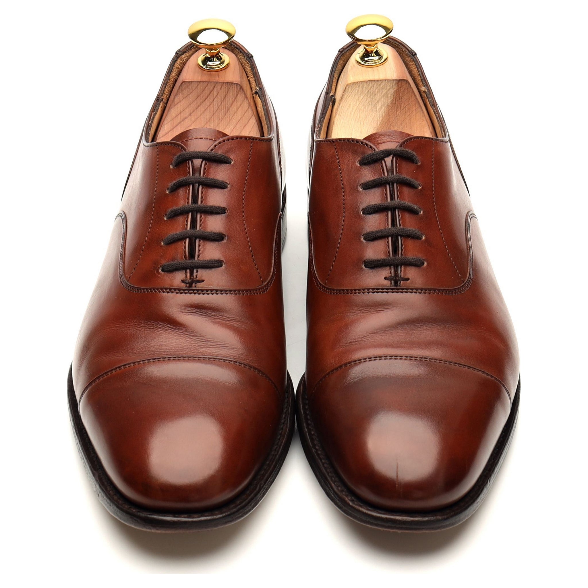 Church's Oborne richelieu cuir marron patiné pointure UK 7.5