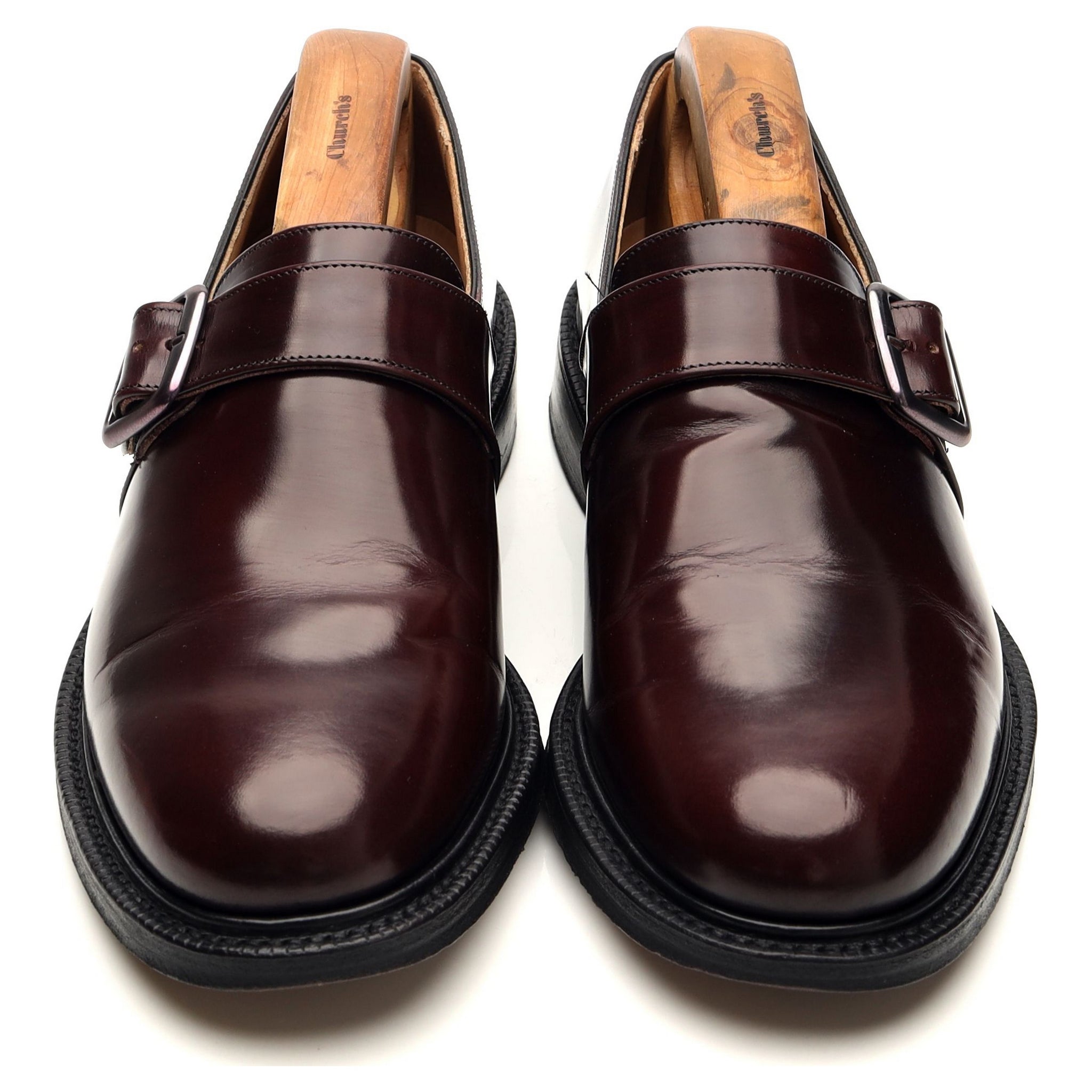 Church's Wrexham monk cuir bordeaux UK 6