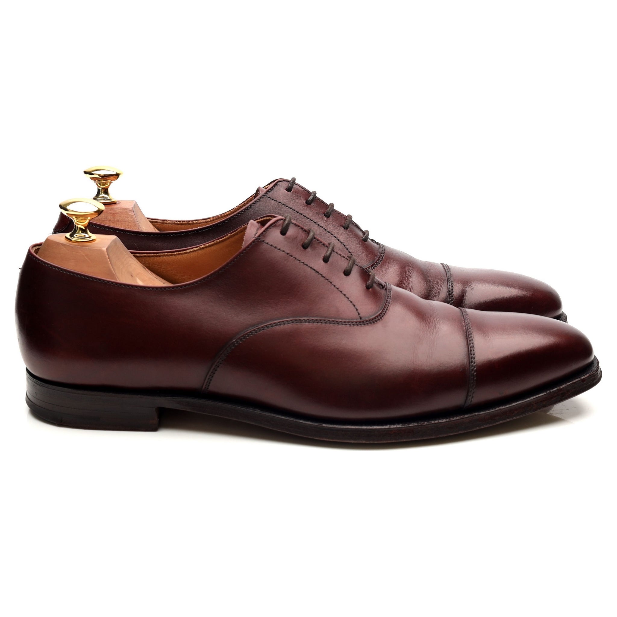Crockett & Jones oxford cuir bordeaux pointure UK 8.5