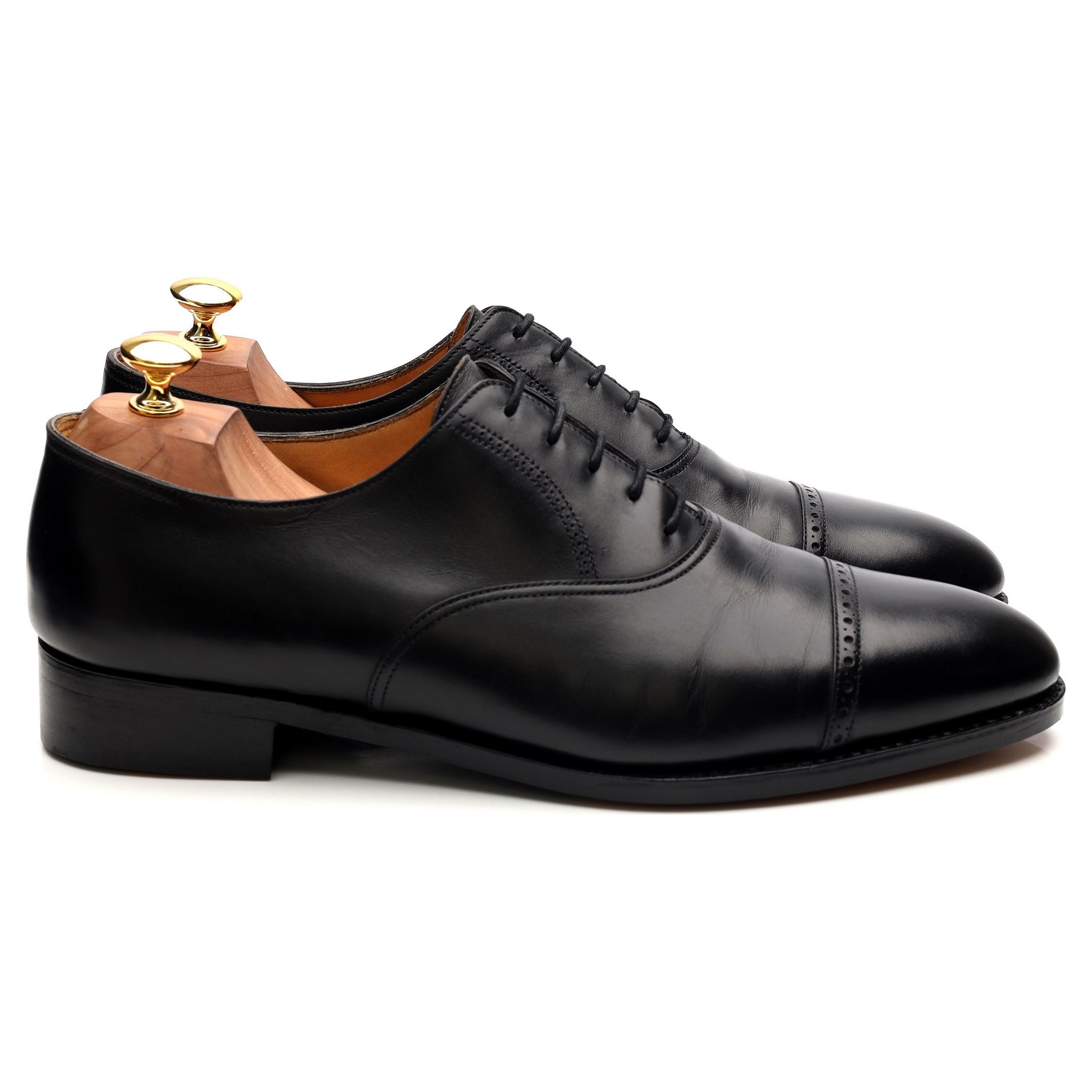 John Lobb Philip richelieu cuir noir UK 10