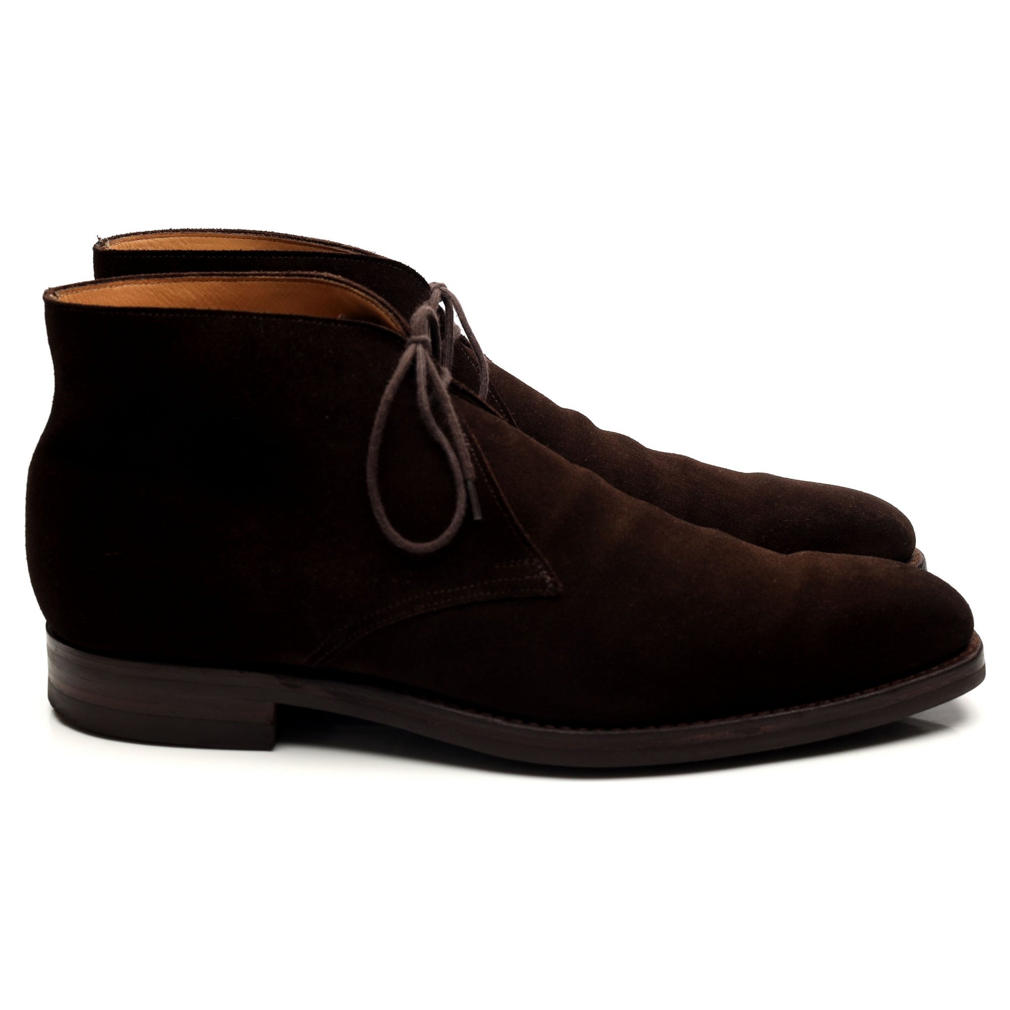 Crockett & Jones Tetbury boots daim marron UK 9