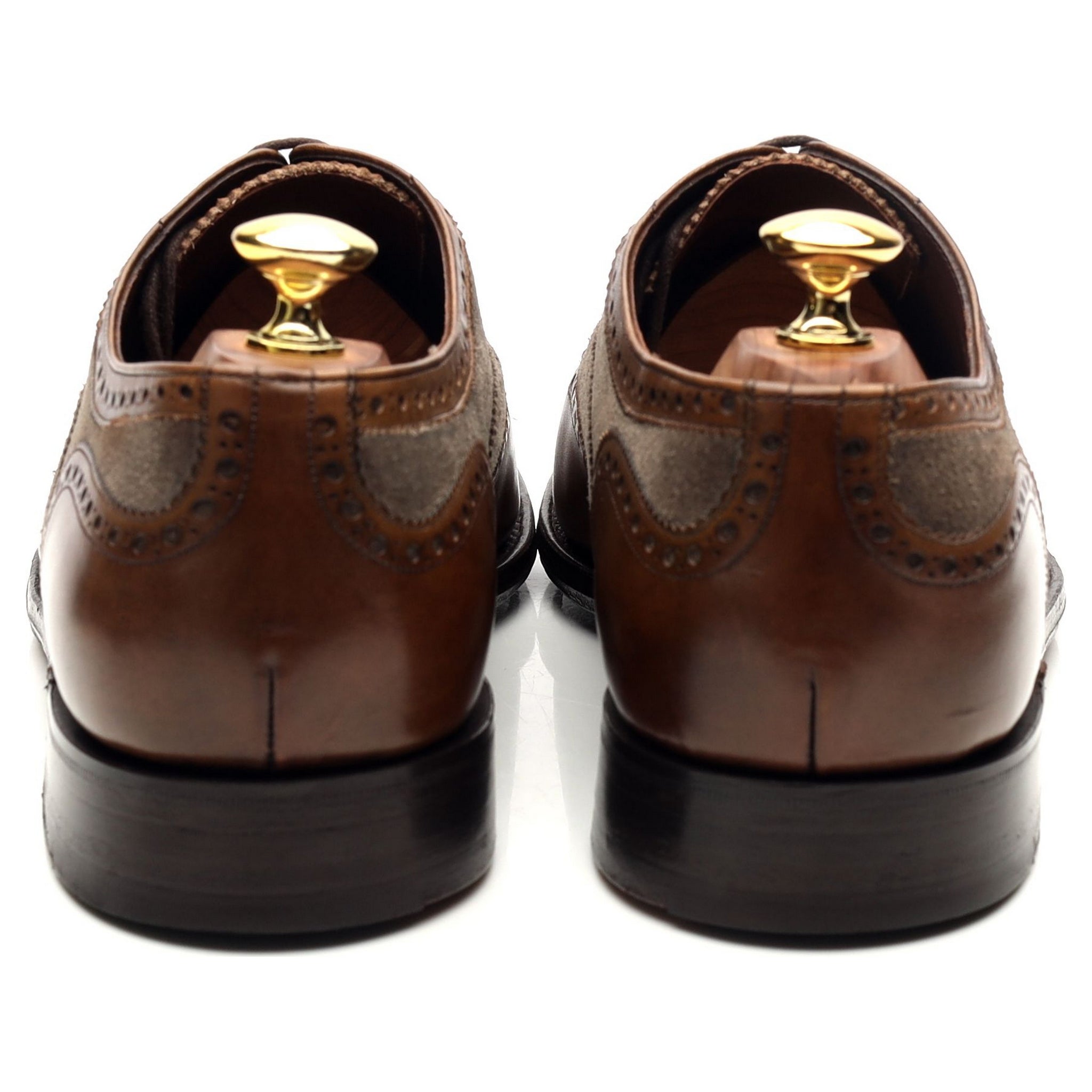 Herring Fencote oxford cuir marron pointure UK 8