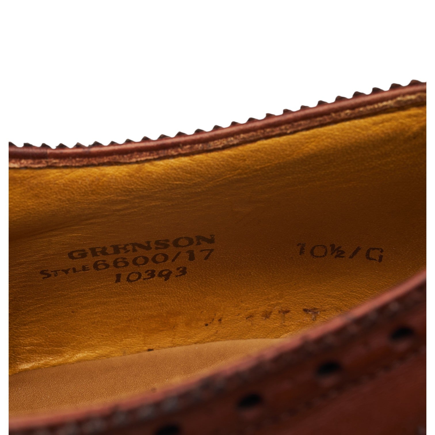 Shipton & Heneage Derby Brogue cuir marron 10.5 G