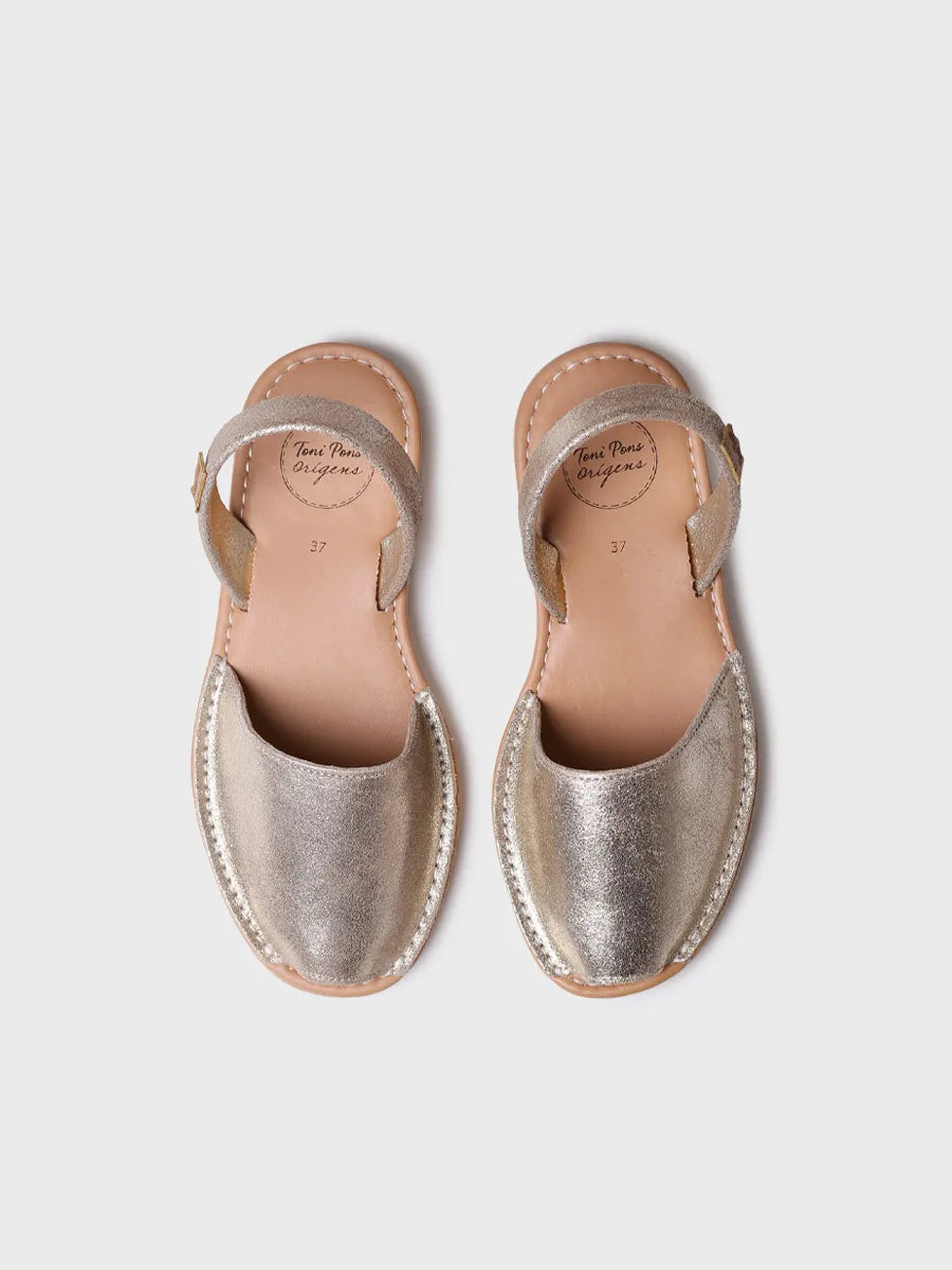 Toni Pons Mao-Qt sandale cuir champagne 1 cm