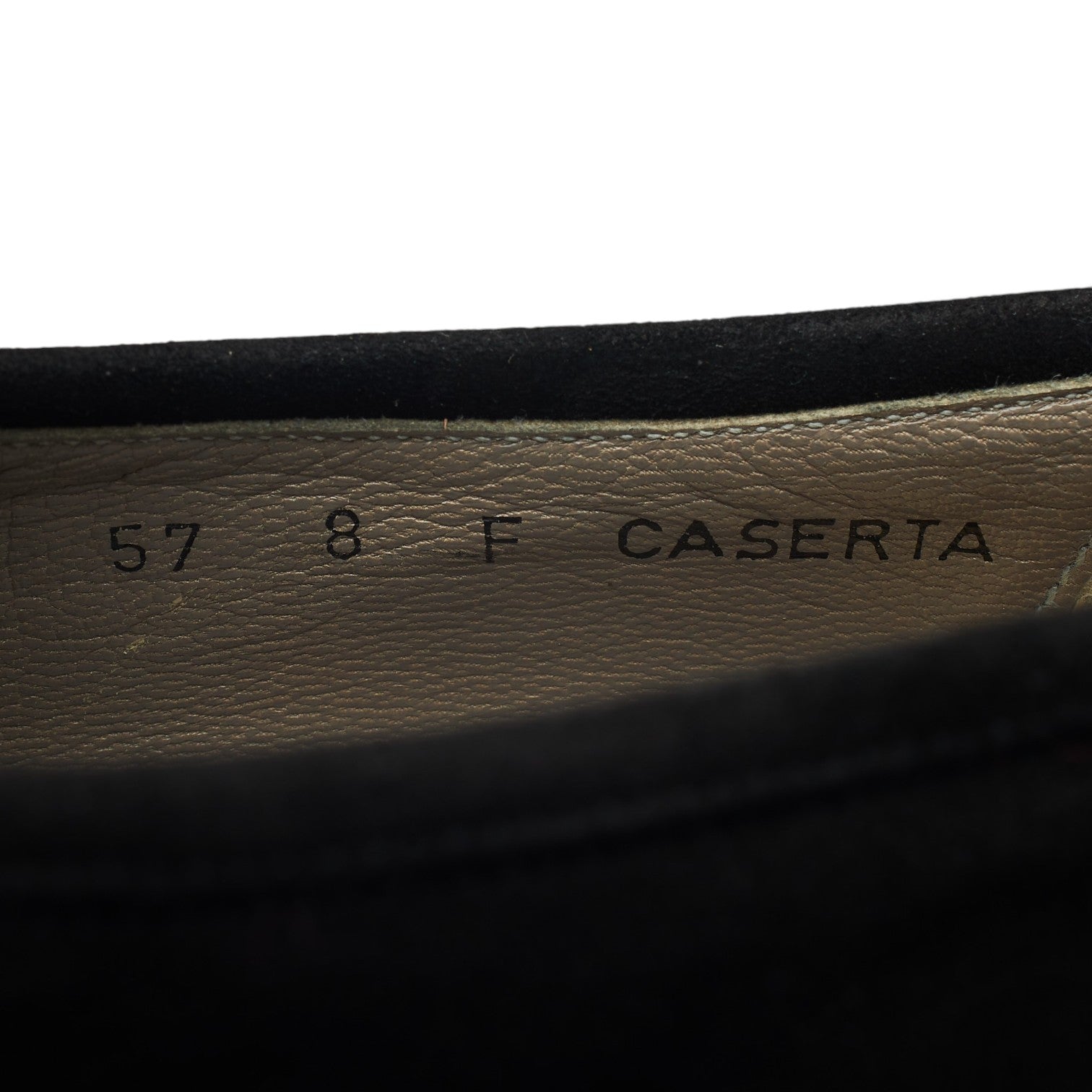 Church's Caserta mocassins daim noir boucle UK 8