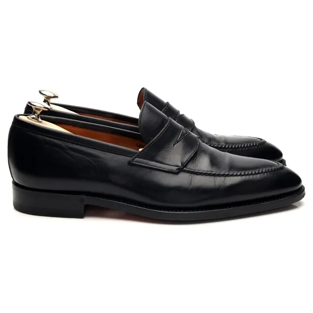 Bontoni Principe mocassins cuir noir UK 7,5
