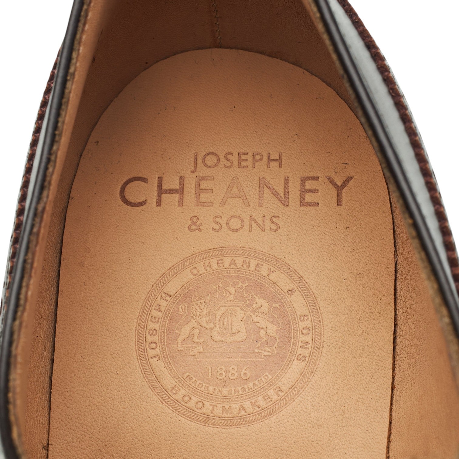 Cheaney 2873 richelieu cuir marron foncé 7,5 G