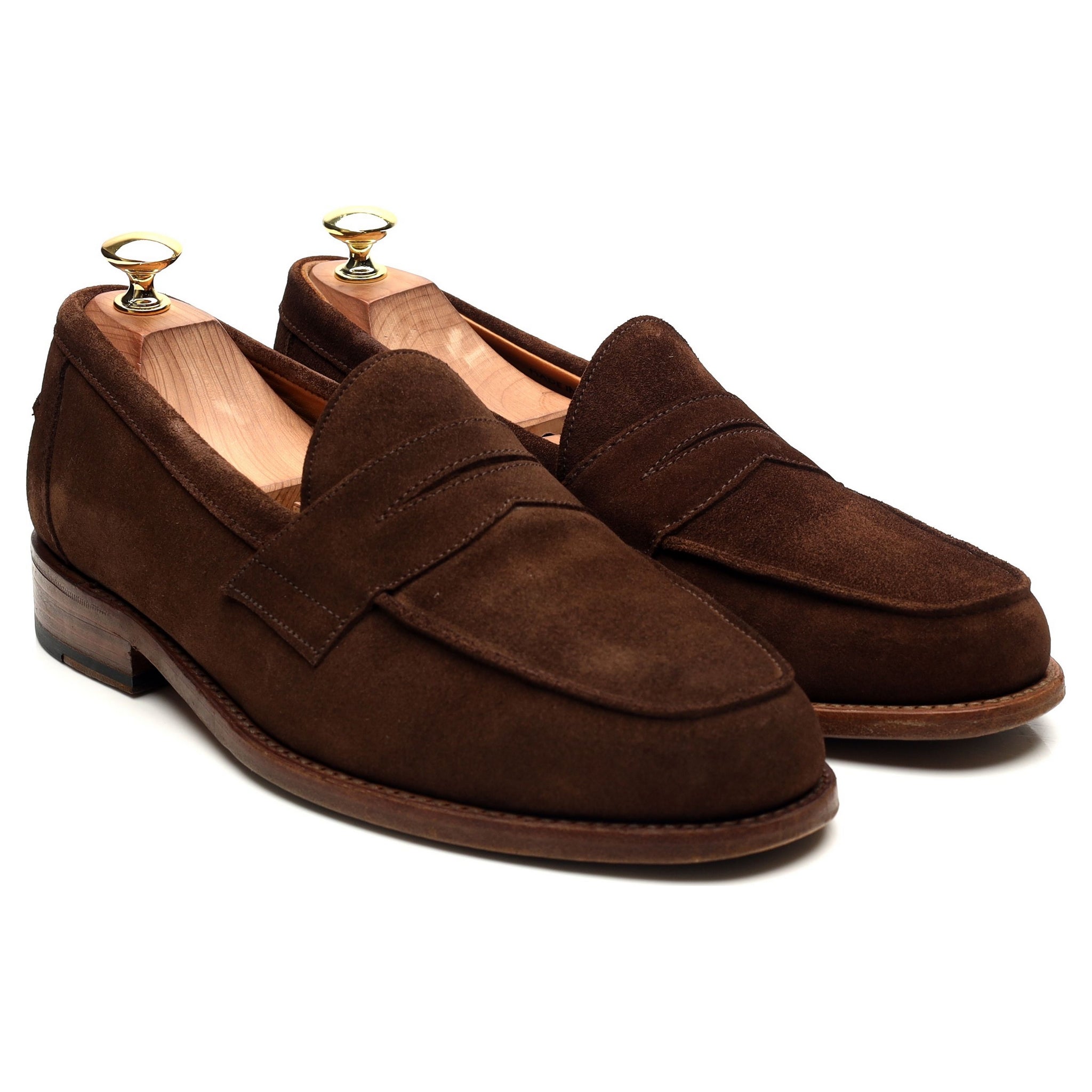 Sanders Madrid mocassins daim marron UK 8