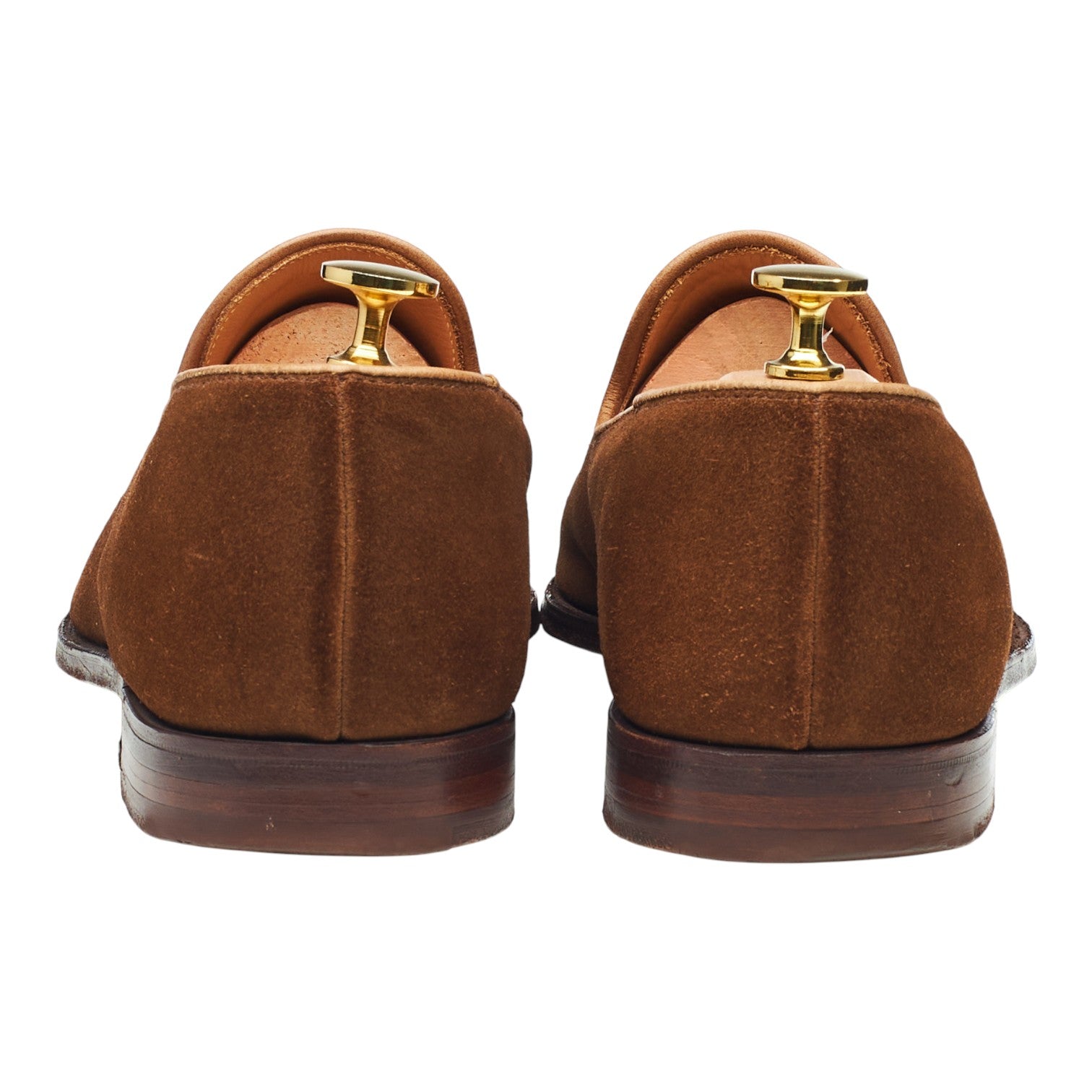 Crockett & Jones Camden mocassins daim marron UK 8.5