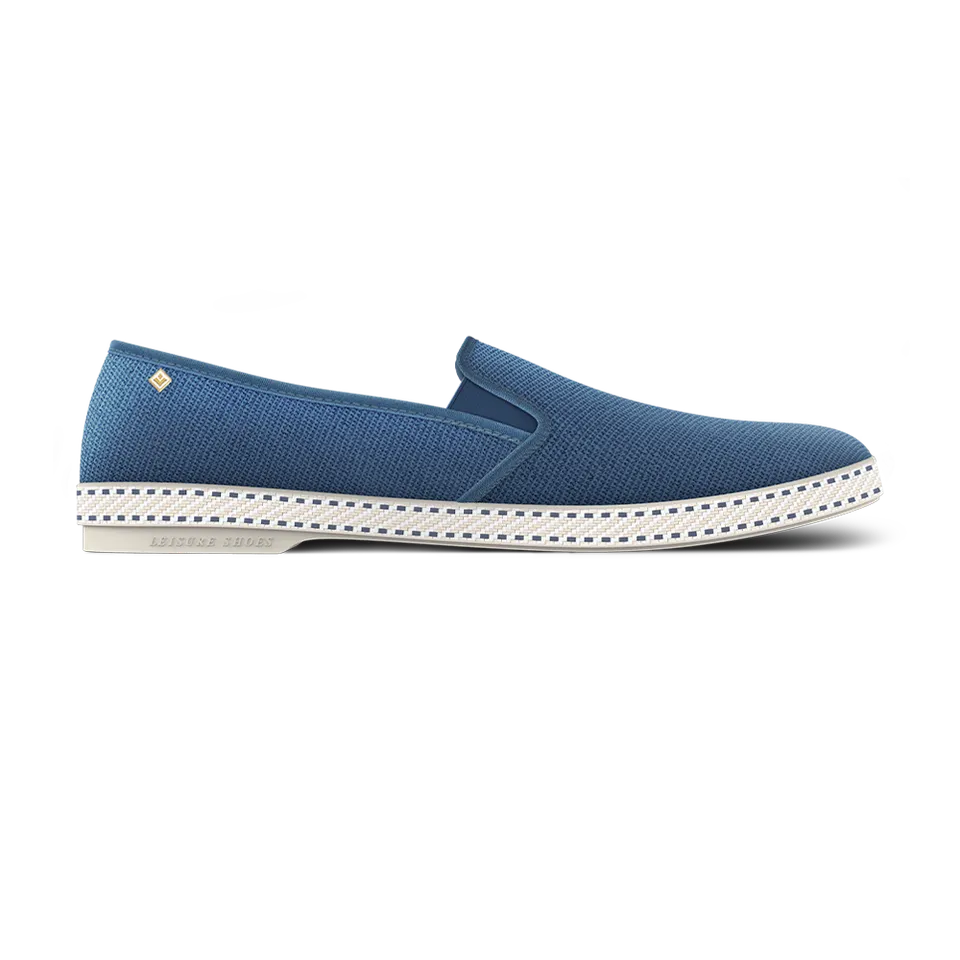 Rivieras Classic Toile 1014 Espadrille Bleu Coton