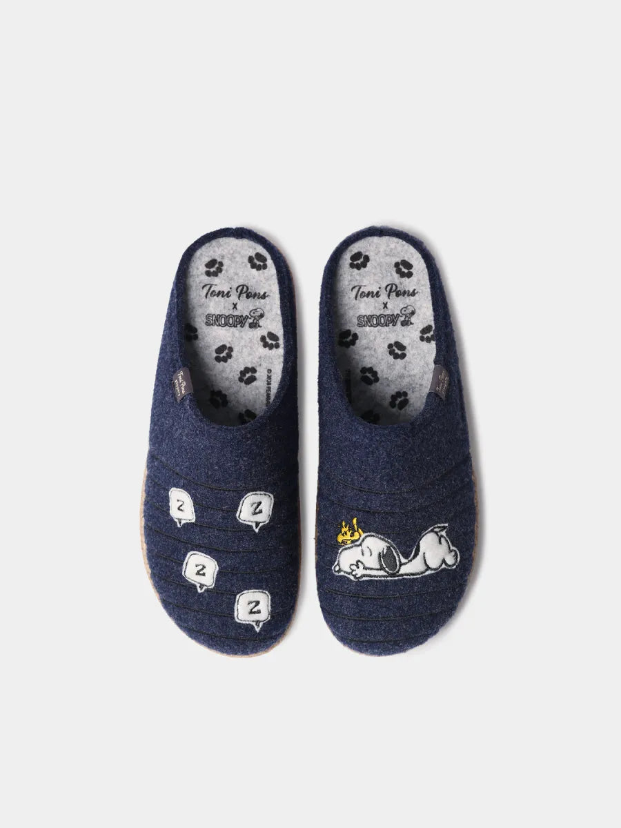 Toni Pons Charlie mules feutre Snoopy homme