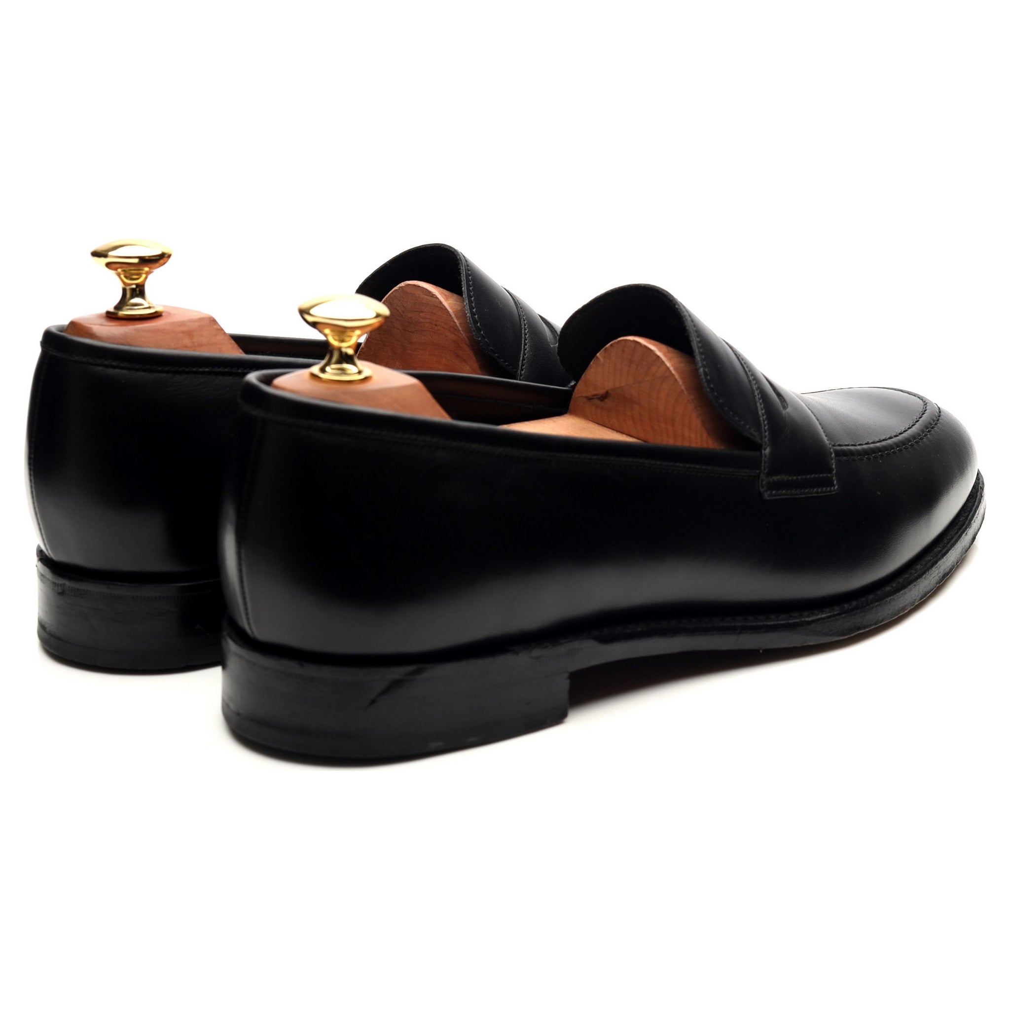 Loake 1880 Whitehall mocassins cuir noir pointure UK 9