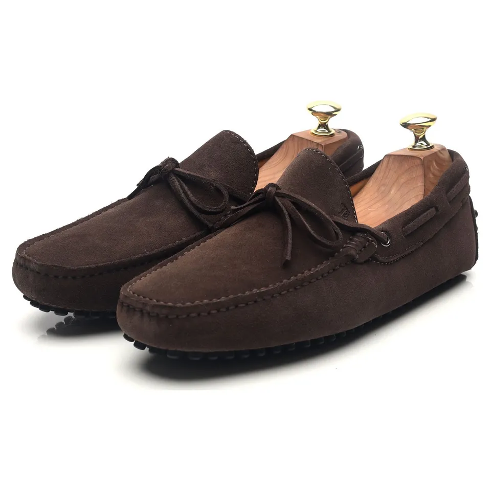 Tod's Gommino mocassins daim marron UK 9