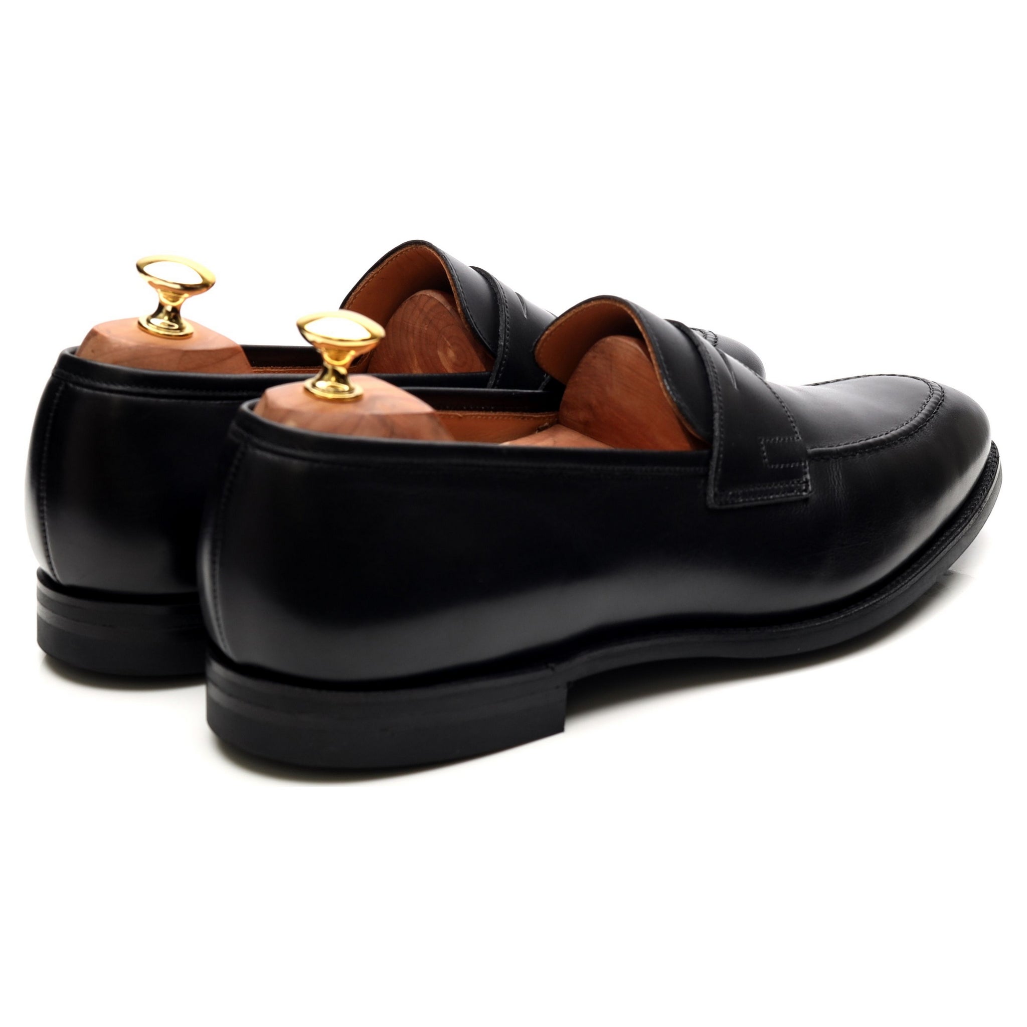 Crockett & Jones Sydney mocassins cuir noir UK 10