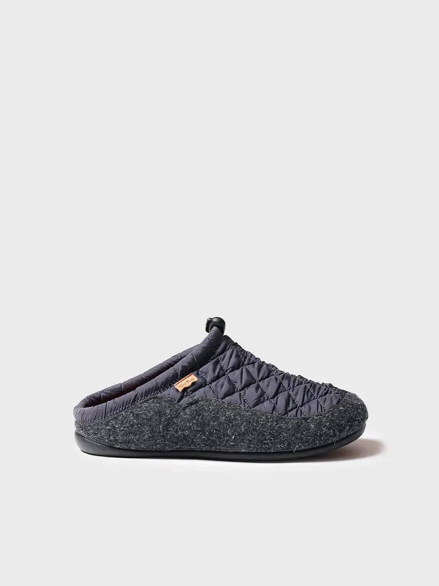 Toni Pons Nadir-UM chaussons homme gris feutrine