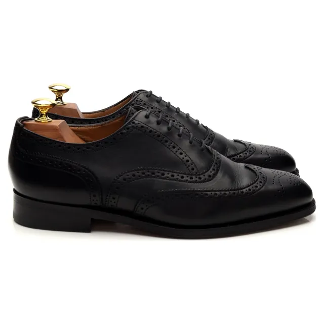 Tricker's Piccadilly richelieu cuir noir UK 7