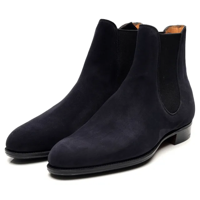 Gaziano Girling Maddison boots suède bleu UK 5,5