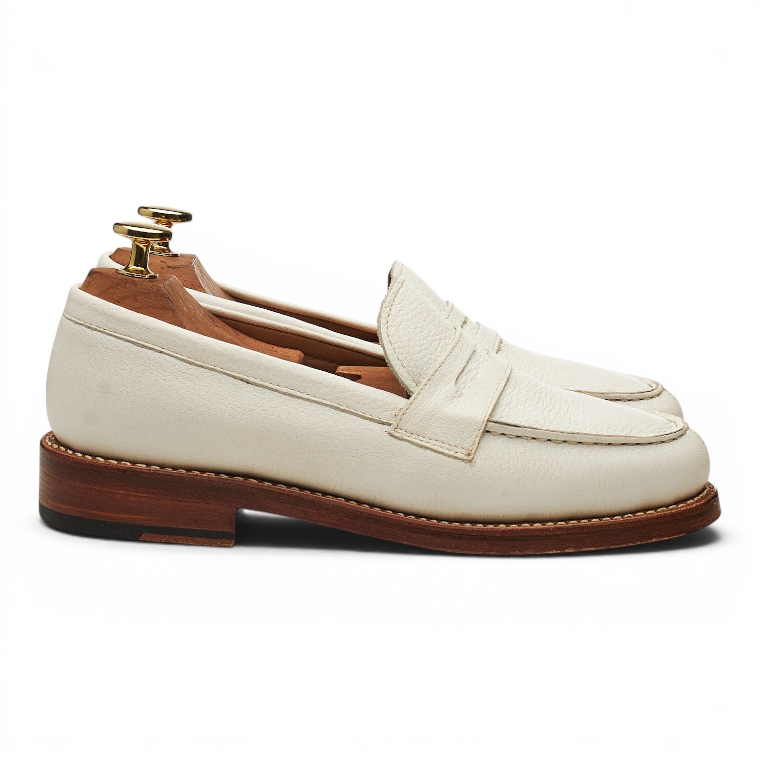 Grenson Philippa mocassins cuir blanc femme UK 3,5