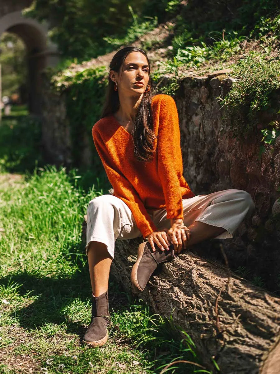 Toni Pons Salou bottines femme nubuck marron