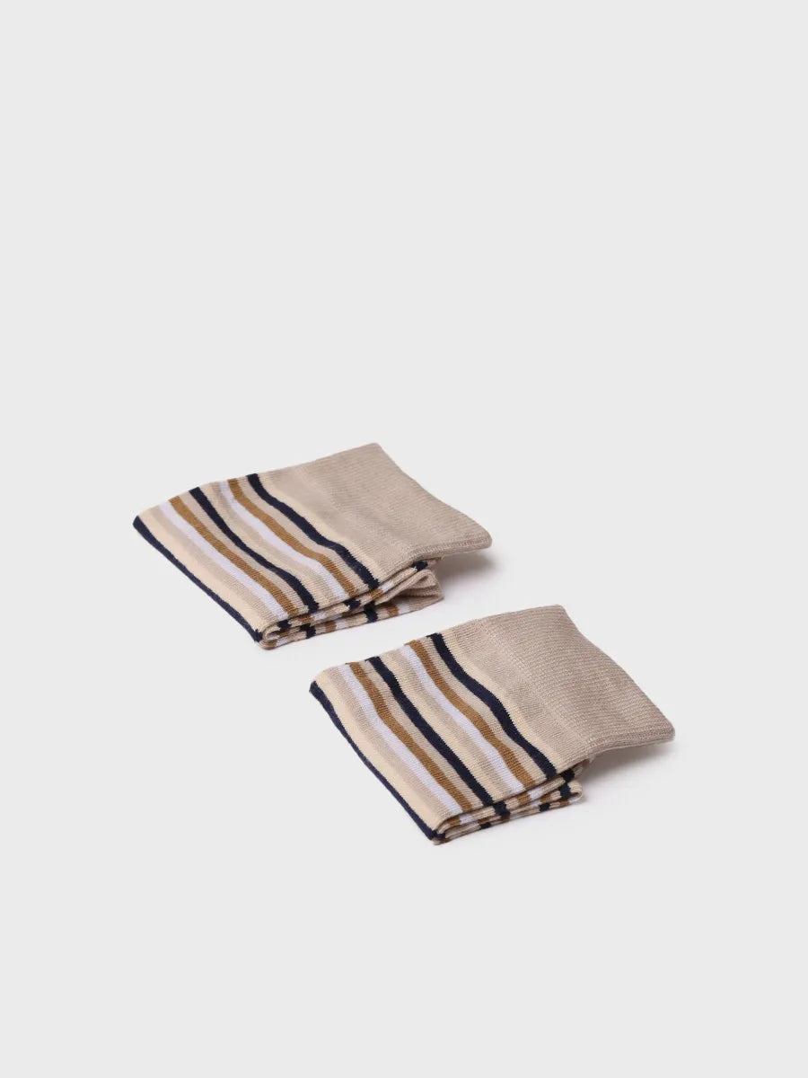 Toni Pons Quel-BR chaussettes taupe rayé