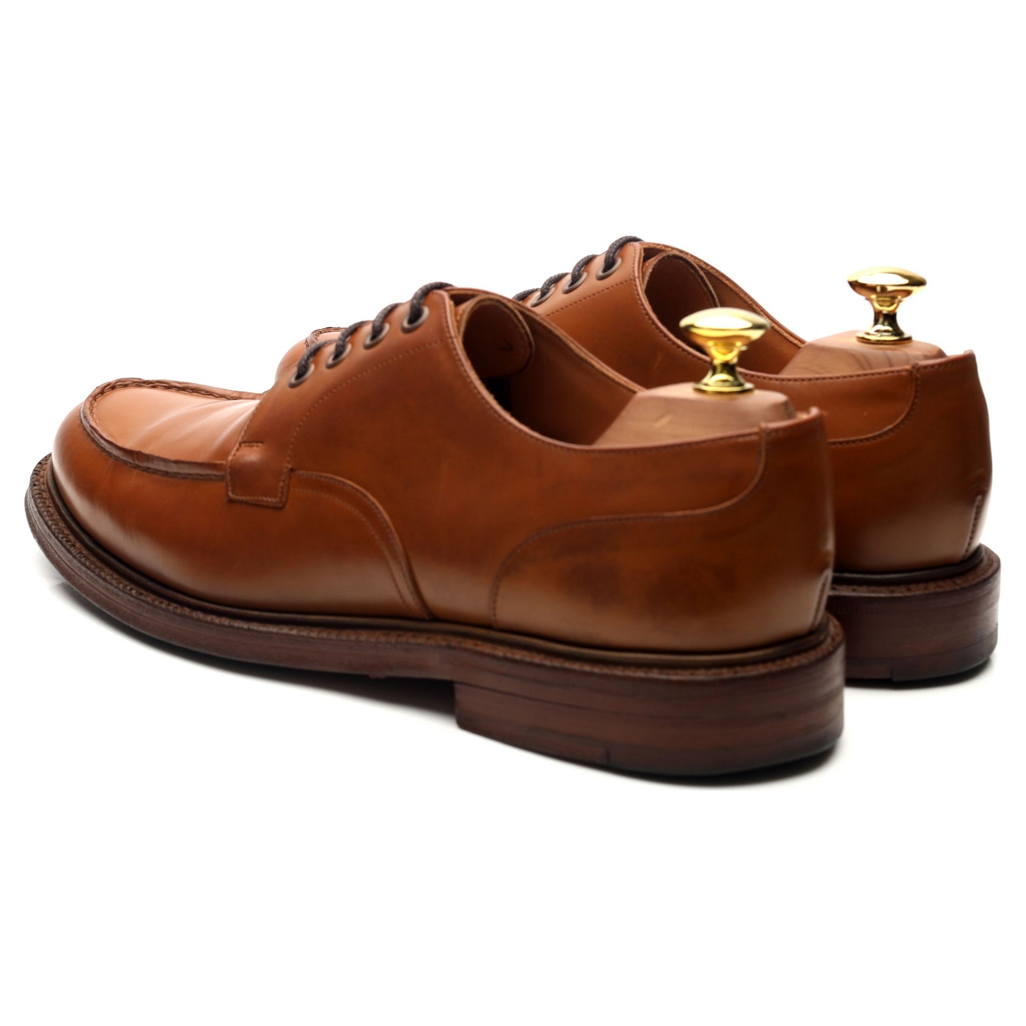 Church's Brixham derby cuir marron clair UK 8 semelle cuir