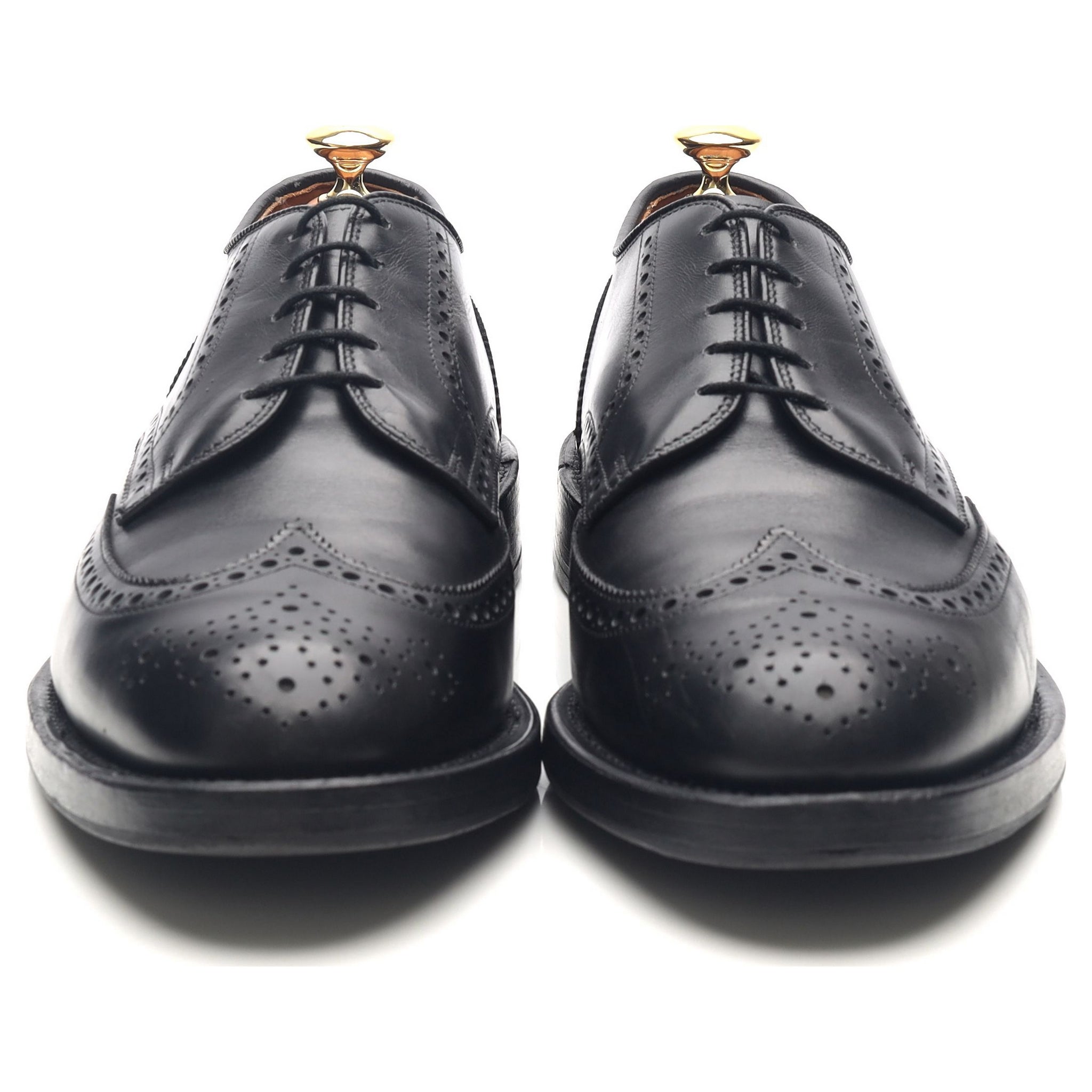 Allen Edmonds Auburn derby brogues cuir noir UK 9