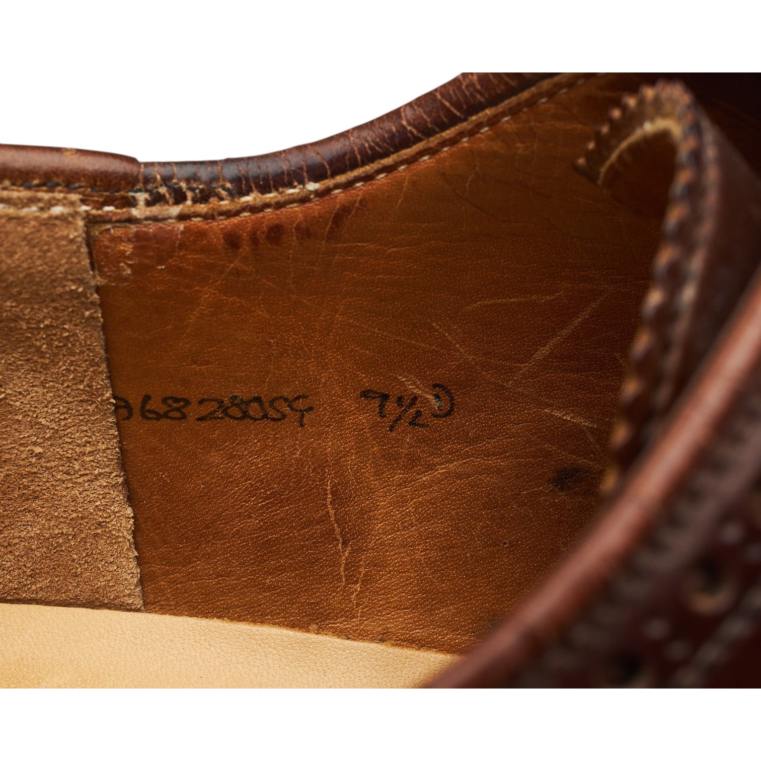 Crockett & Jones Pembroke derby cordovan marron UK 8.5