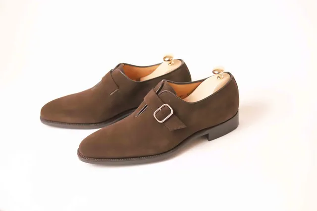 Malfroid Jacques chaussure monk veau velours