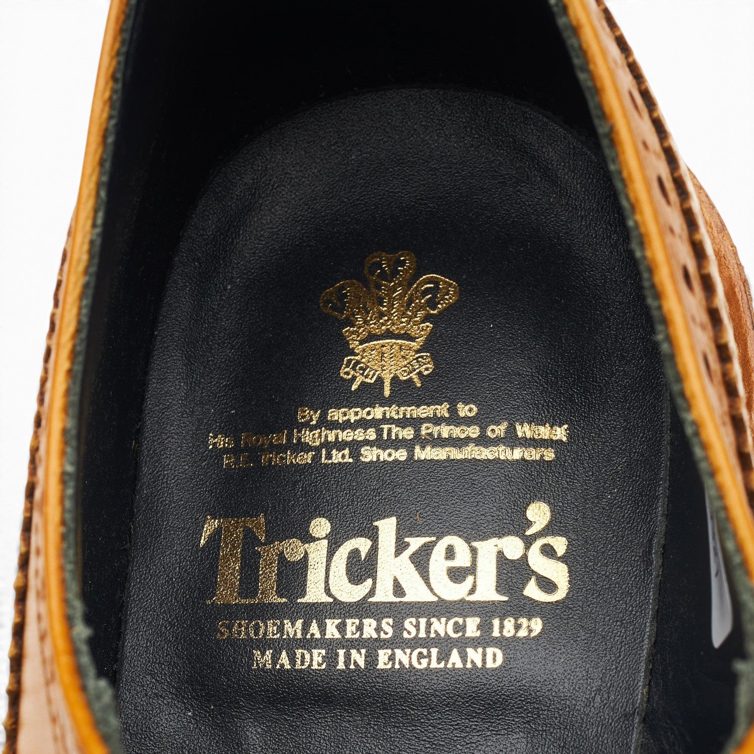 Tricker's Francis derby brogue cuir marron UK 10