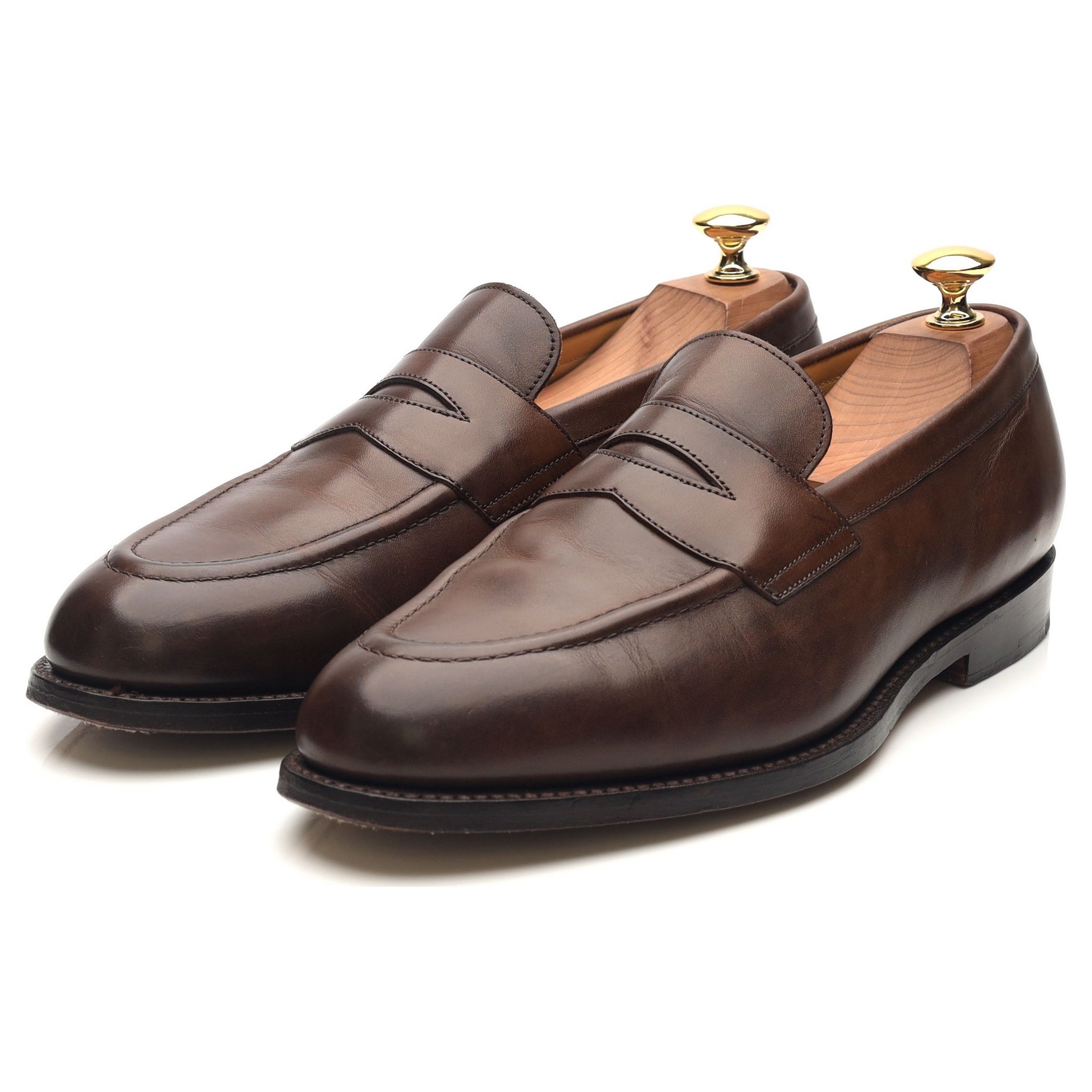 Tricker's Harvard mocassin cuir marron pointure UK 6,5