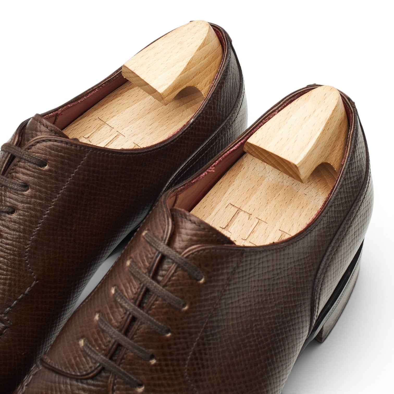 TLB Mallorca 135 Artista derbies homme cuir marron UK 8