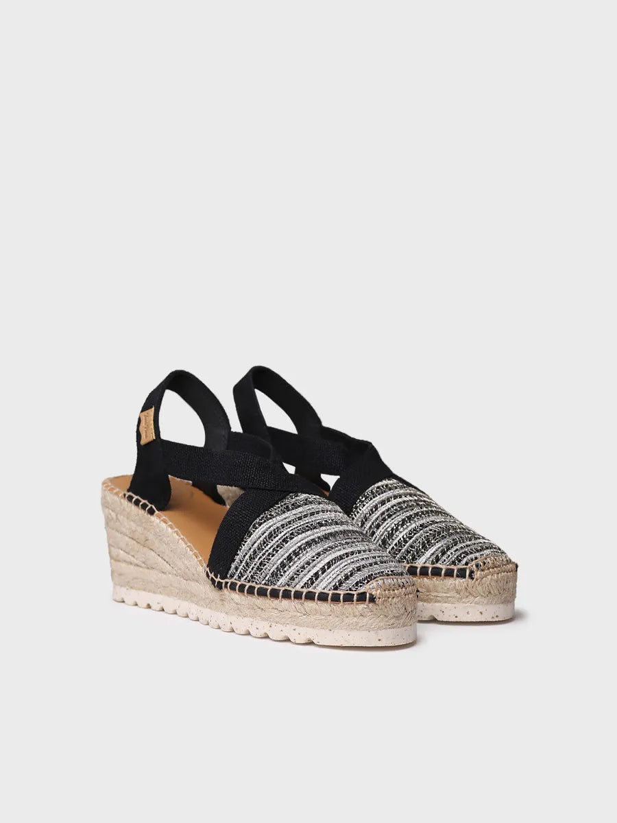 Toni Pons Terra-CL espadrilles tissu multicolore noir